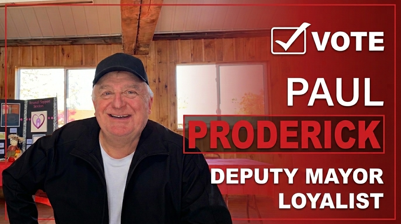 Paul Proderick, candidate for Deputy Mayor of Loyalist Township